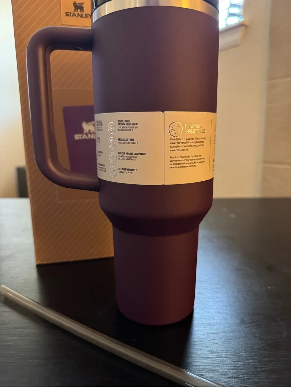 Stanley 40oz Quencher Tumbler, Plum. Brand New in Box - Picture 4 of 6